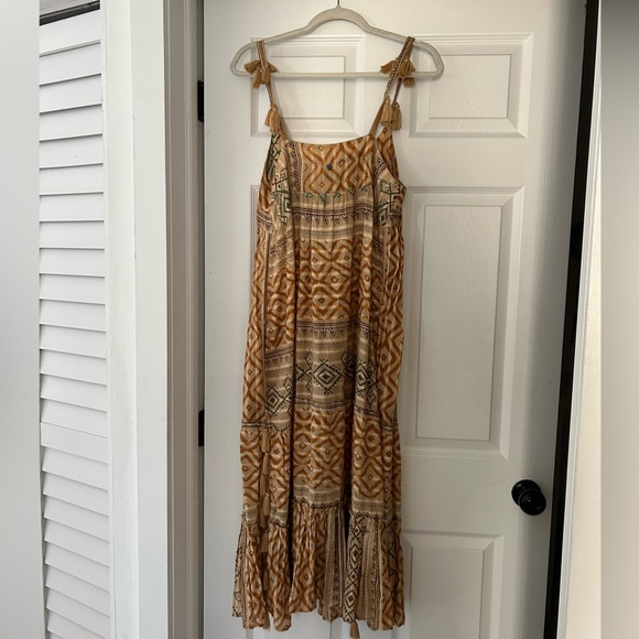 Boho perfection Z and L Europe free people anthro spell light fabric chic dress - Picture 4 of 5